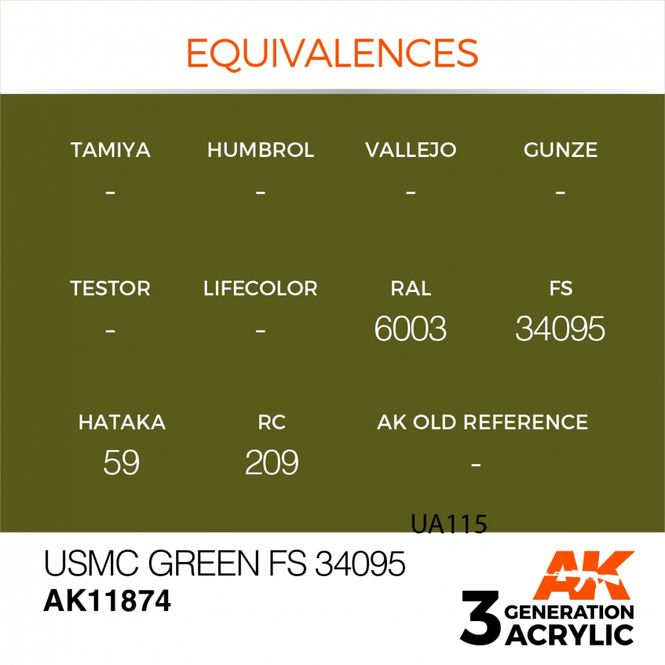 Hovedbilde USMC Green FS 34095