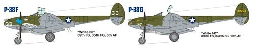 Tamiya 1:48 - Lockheed P-38 F/G Lightning (61120)