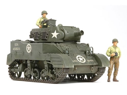 Tamiya 1:35- US Howitzer Motor Carriage M8 - Awaiting Orders w/3 Figures (35312)