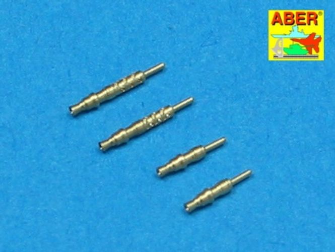Hovedbilde 4 barrels tips for MG 17 - Aber Models