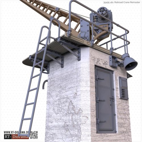 RT-Diorama 35495 4to. Railroad Crane (1:35)