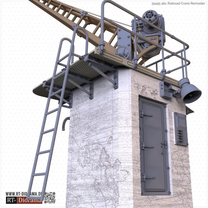 Main Image RT-Diorama 35495 4to. Railroad Crane (1:35)