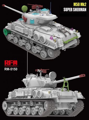 Rye Field Model 1:35 - M50 Mk.2 Super Sherman (M4A4) Standard Version (5150)