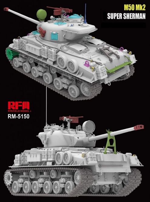 Hovedbilde Rye Field Model 1:35 - M50 Mk.2 Super Sherman ...