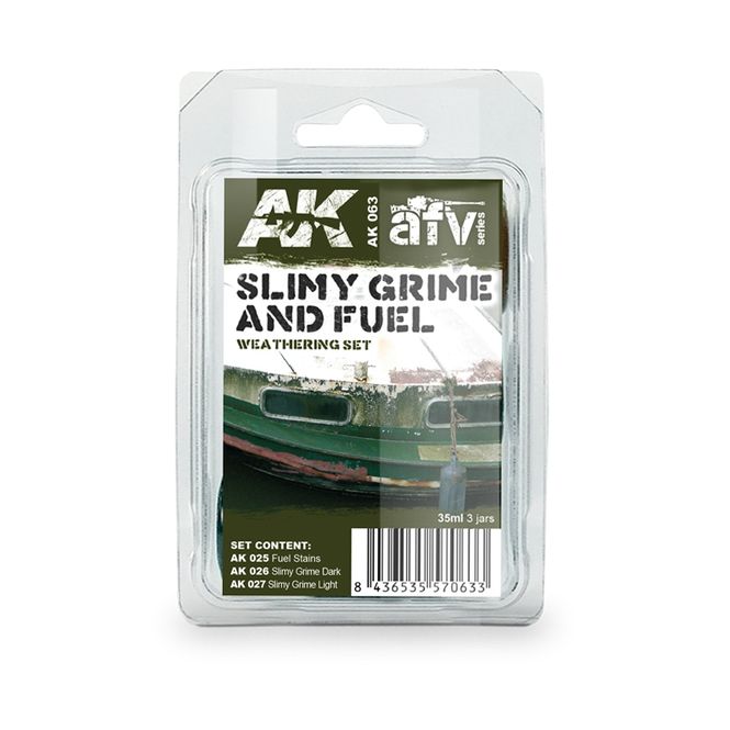 Hovedbilde AK-Interactive AK063 Slimy and Fuel Effects Set