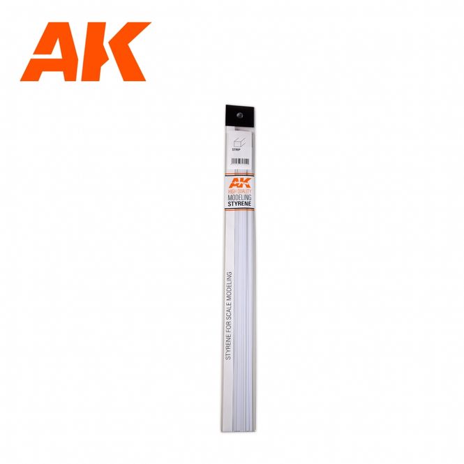 Main Image Strips 2.00 x 3.00 x 350mm - STYRENE STRIP