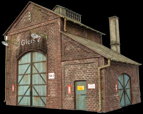 RT-Diorama 35020 Locomotive Shed (Modular System) (1:35)