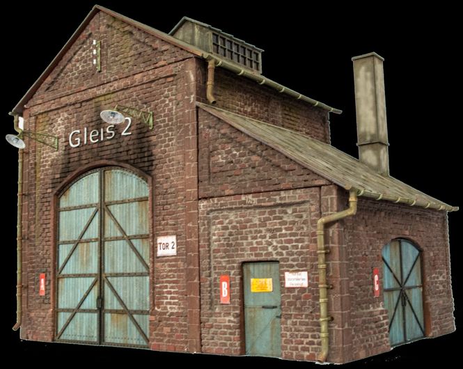 Main Image RT-Diorama 35020 Locomotive Shed (Modular System) ...