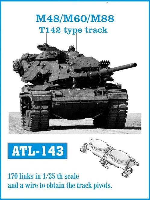 Hovedbilde FriulModel 1:35 - ATL-143 M48/M60/M88 T142 type ...