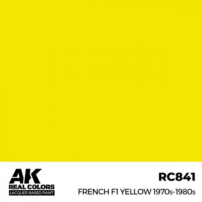 Hovedbilde RC841 French F1 Yellow 1970s-1980s