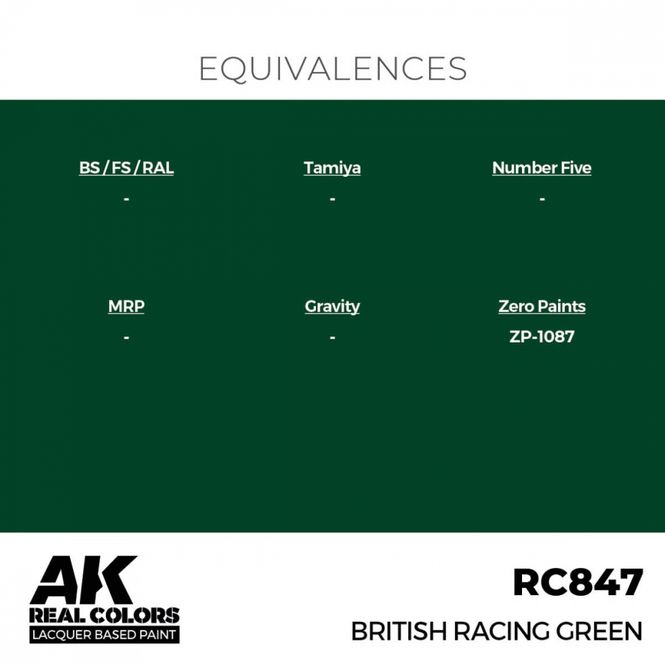 Hovedbilde RC847 British Racing Green