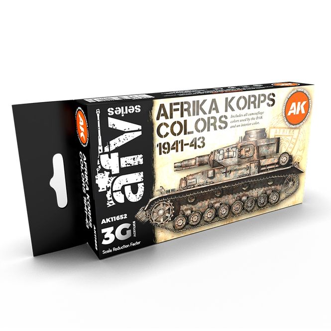 Hovedbilde AK-Interactive AK 11652 Afrika Korps Colors ...