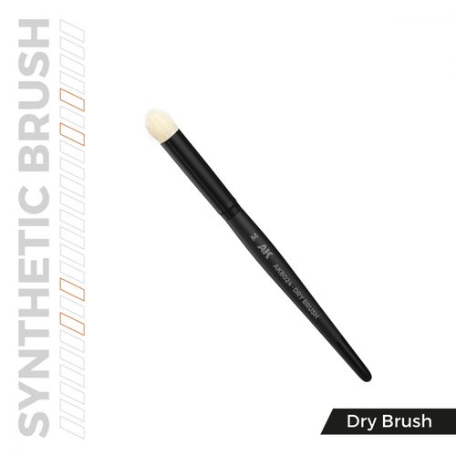 AK-Interactive B024 AK Synthetic Brush - Dry Brush - M