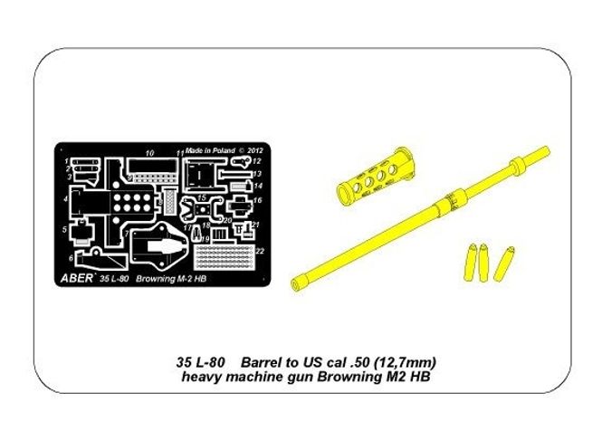 Hovedbilde Barrel for M2 Browning '50 in (12,&mm)