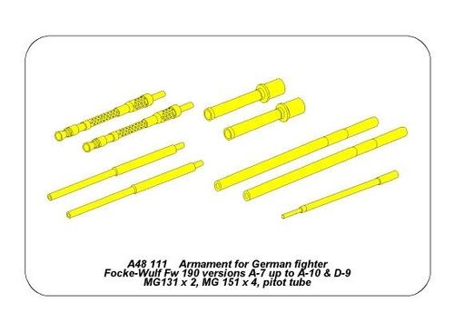 Armament for Focke-Wulf Fw 190 A-7 - Aber Models