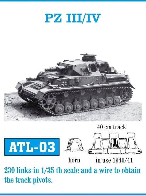 Hovedbilde FriulModel 1:35 - ATL-03 Panzer III (H-J) / IV ...