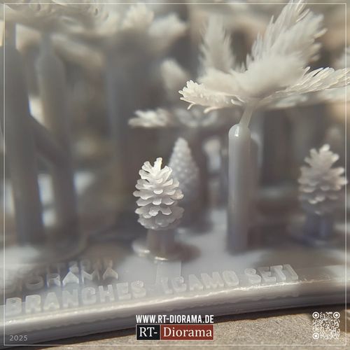 RT-Diorama 1:16 - 16210 Coniferous Branches [Camo Foliage]