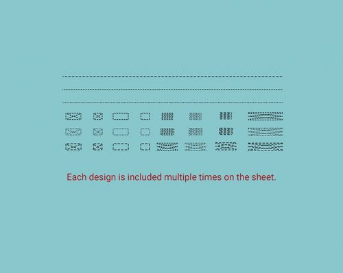 ANYZ Seatbelt stitches 1:32 & 1:35 (black)