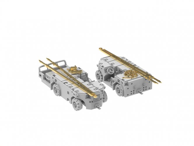 Hovedbilde HS Models 1:350 - US Navy Tow Tractor A/S32A-49