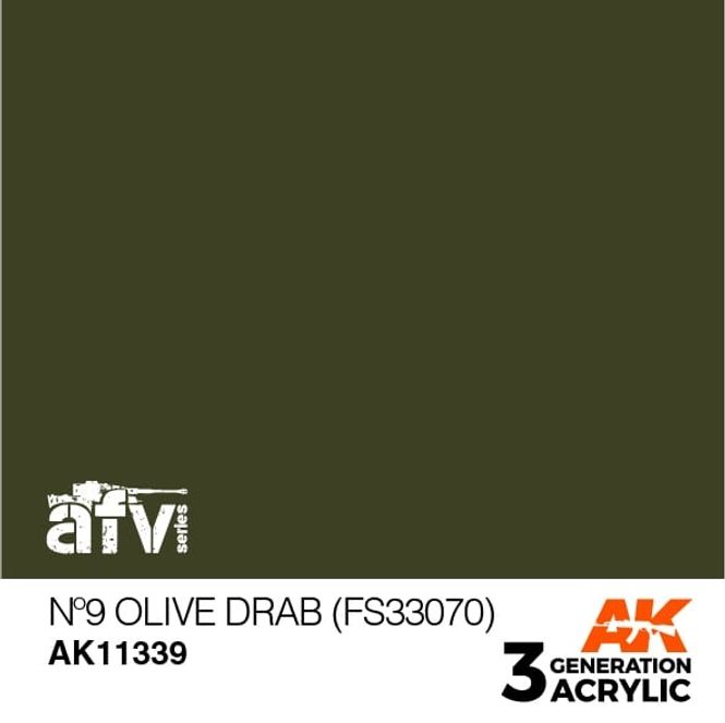 Hovedbilde Nº9 Olive Drab (FS33070)