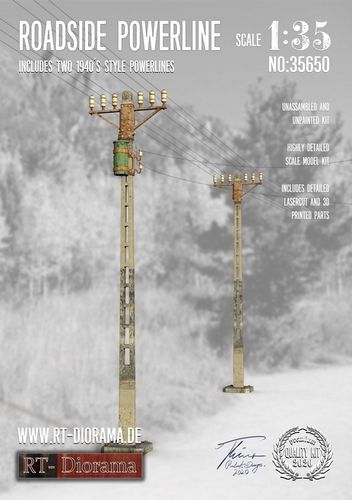 RT-Diorama 1:35 - 35650 Roadside Powerline