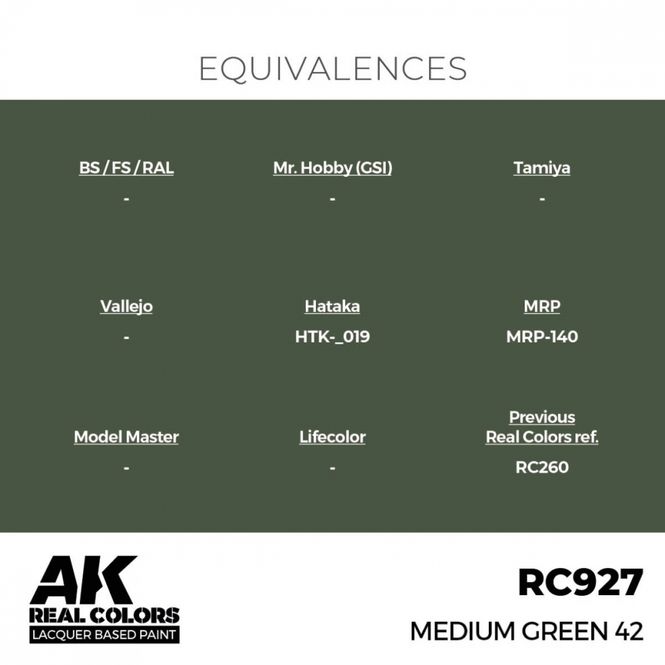 Hovedbilde RC927 Medium Green 42