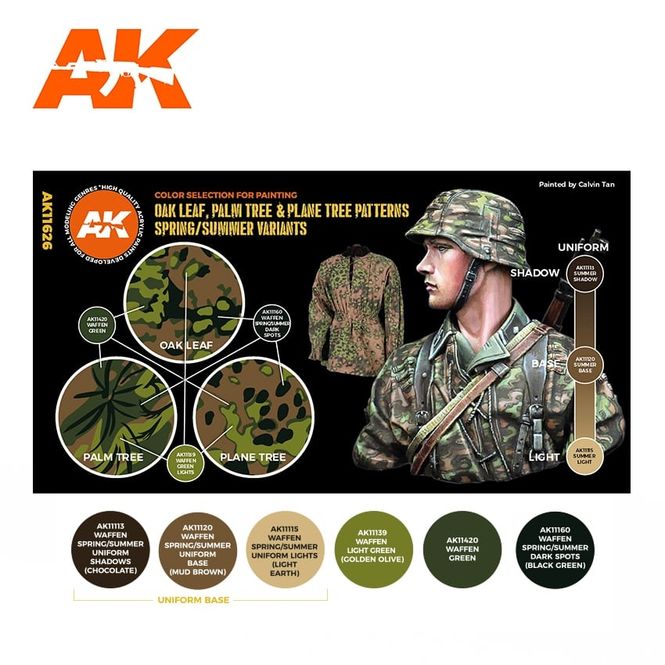 Hovedbilde AK-Interactive AK 11626 OAK LEAF, PALM TREE & ...