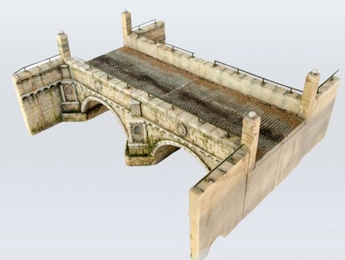 RT-Diorama 35010 Large Stone Arch Bridge (1:35)