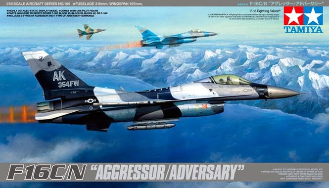 Main Image Tamiya 1:48 - F-16C/N Agressor/Adversary (61106)