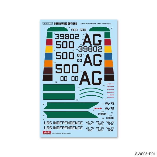 Hovedbilde SWS03-D01 A-1 Navy Type Marking 1