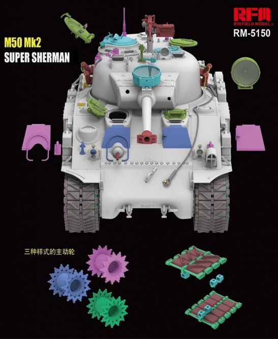 Hovedbilde Rye Field Model 1:35 - M50 Mk.2 Super Sherman ...