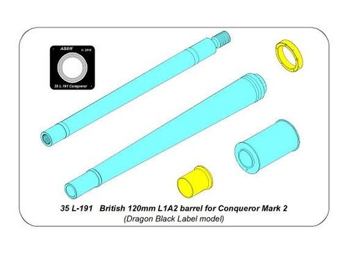 120mm gun barrel for Conqueror Mark 2