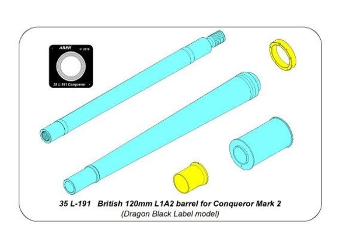 Hovedbilde 120mm gun barrel for Conqueror Mark 2
