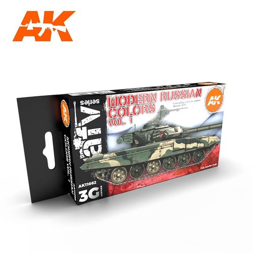 AK-Interactive AK 11662 MODERN RUSSIAN COLORS VOL 1 SET