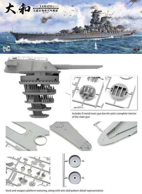 Hovedbilde Border Model 1:350 - Yamato - Imperial Japanese ...