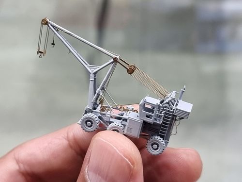 HS Models 1:350 - US Navy Flight Deck Crash Crane A/S32A-35