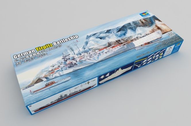 Hovedbilde Trumpeter 1:350 - German Tirpitz Battleship ...