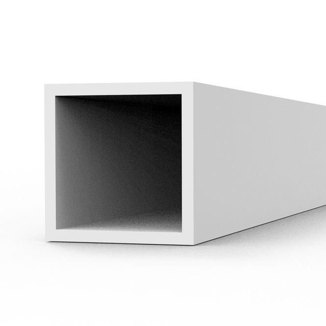 Main Image Square hollow tube 4.00x350mm(0,7mm)-STYRENE ...