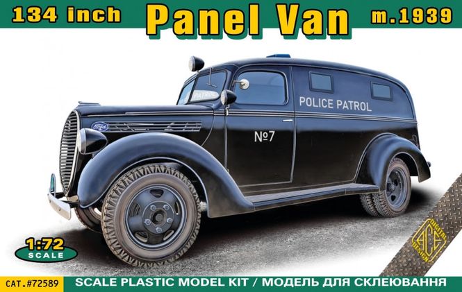 Hovedbilde ACE 1:72 - Ford Panel Van 134 inch m.1939 (72589)