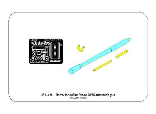 Barrel for Italian Breda 20mm