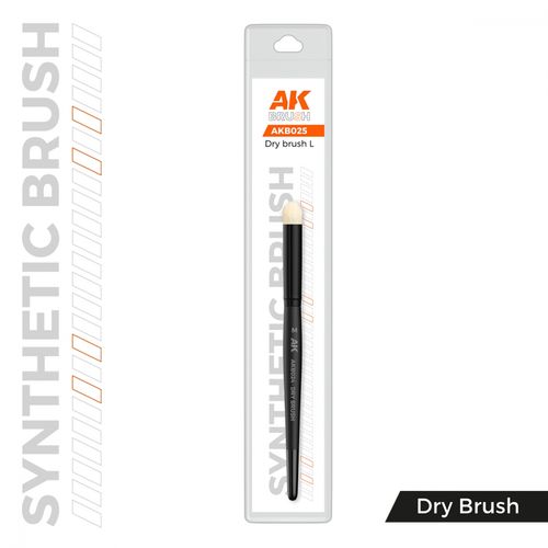 AK-Interactive B025 AK Synthetic Brush - Dry Brush - L