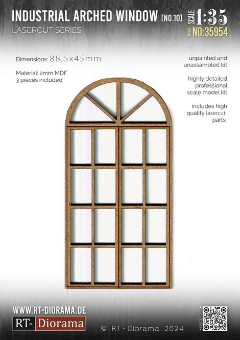 Hovedbilde RT-Diorama 1:35 - 35954 Lasercut Industrial ...
