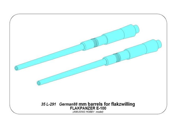 Hovedbilde Barrels 88mm for Flakpanzer E-100 (Amusing)