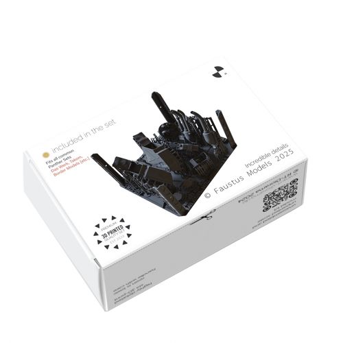 Faustus Models 1:35 - FM35047 Panther A Rear Details  Late Version  Battle Damaged