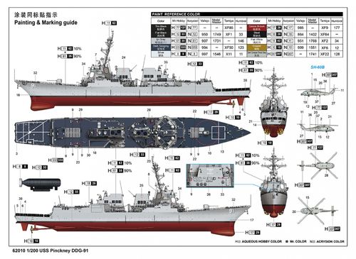 I Love Kit 1:200 - USS Pinckney DDG-91 (62010)