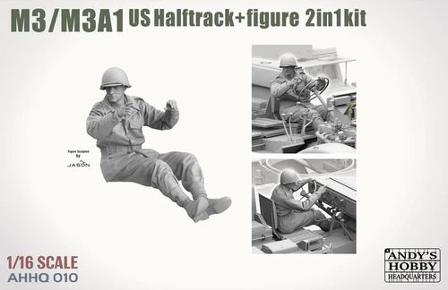 AHHQ/Takom 1:16 - M3 / M3A1 U.S. Halftrack 2 in 1