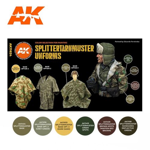 AK-Interactive AK 11624 SPLITTERTARNMUSTER UNIFORMS SET