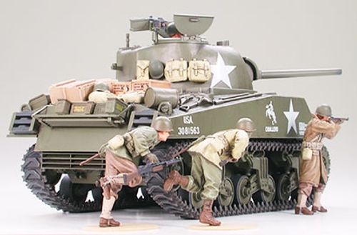 Tamiya 1:35 - US Medium Tank M4A3 Sherman 75mm Gun Late Production (35250)