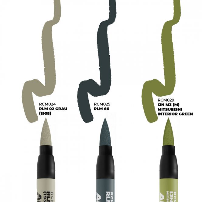 Hovedbilde AK Real Colors Markers -  Axis WWII Aircraft ...