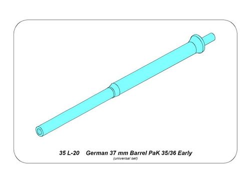 German 37 mm Barrel for Pak 35/36 Early